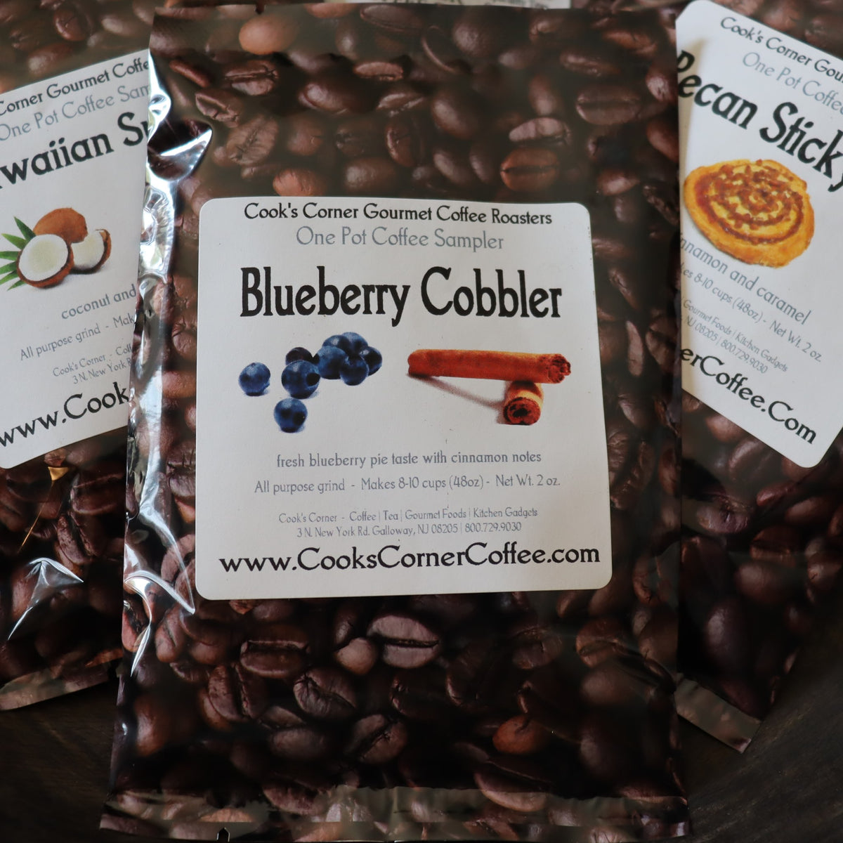 Sample Coffeee One Pot Sample Packs REGULAR – Cook's Corner Coffee